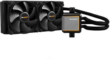 be quiet! Silent Loop 2 240mm CPU liquid cooler for demanding systems, 2x Silent Wings 3 PWM high-speed fans, dampened and adjustable pump, 6-pole motor, 3-chamber pump, ARGB LEDs