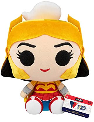 Funko POP! Plush: WW 80th - Challenge Of The Gods Wonder Woman - (1987) - DC Comics - Wonder Woman - Plüschtier - Geschenkidee Zum Geburtstag - Offizielle Handelswaren - Gefüllt Plüschtiere Für Kinder