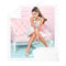 DDONVG Ariana Grande Wohndecke, Fleecedecken for Erwachsene Kinder 3D-Digitaldruck Mikrofaser,weich Und Warm, Verwendet Für Schlafsofa Und Sofa (130 * 150cm,9)