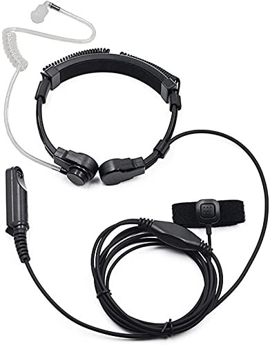 Walkie Talkie PTT Microfono Gola Microfono Laringofono Auricolare Fit Per Baofeng UV-9R Plus UV-XR BF-A58 BF 9700 GT-3WP UV-5S CB Radio
