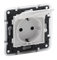 Legrand 864139Serie Niloe Step Schuko Steckdose 2P+T IP44 mit Deckel Weiß matt