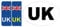 Pack of 3 UK Car Stickers for Europe GB Car Stickers for Europe GB Number Plate Sticker Mixed UK Oval Sticker Packwith®