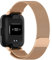 ZoRoll Correa Compatible con Xiaomi Redmi Watch 2 Lite, Correa de Reloj de Acero Inoxidable Tejida con Malla Compatible con Xiaomi Redmi Watch 2 Lite - Oro Rosa
