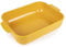 PEUGEOT - Plat Four En Céramique Rectangulaire - 32 cm x 20 cm x 6.5 cm - Contenance : 2,7 L - Garanti 10 Ans - Fabrication Française - Coloris Jaune Safran