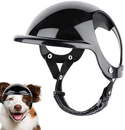 Lecerrot Hundehelme, Hunde Helm Motorrad, Hunde Helme Für Kleine Hunde, Motorradhelm Für Hunde Chihuahua, Klein Hundehelm, Haustier Helm, Hut Accessoires, Helmet Für Das Radfahren
