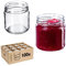 KADAX Lot de 100 bocaux en verre de 200 ml, petits pots en conserve de fruits, confitures et miel, récipients de stockage des aliments (lot de 100)