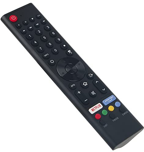 VINABTY Neu Fernbedienung ersetzt für CHIQ TV Remote Control -Schwarz