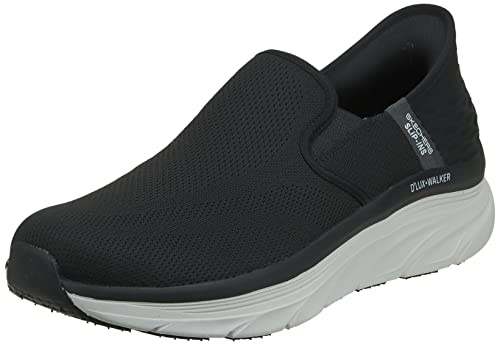 Skechers Men's D'lux Walker Orford Slip-in Loafer, Black, 10 UK