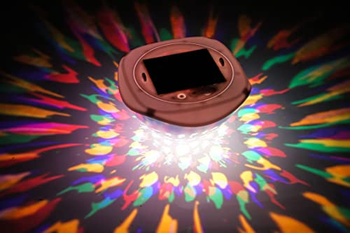 Esoes Luces Solares Flotantes para Piscina, Luces LED que Cambian de Color para Piscinas, Estanques, Fiestas en la Piscina, Luces Impermeables para Bañera (Recargables)