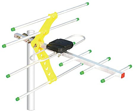 Irfora Antenna TV digitale per HDTV DVBT / DVBT2 470-860 Antenna TV da esterno digitale amplificata HDTV