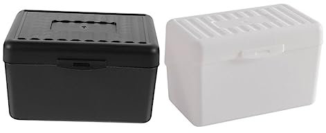 MAGICLULU 2stücke Desktop Visitenkartenbox Aus Pp-material Kartenhalter Fürs Büro Mit Schlichtem Design Tragbare Kartenaufbewahrungsbox Für Visitenkarten Langlebiger Bürokartenbehälter Mit s