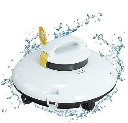 Compatibile con Lydsto Cordless Robotic Pool Cleaner Aspirapolvere automatico for piscina Aspirapolvere robot wireless compatibile con il parcheggio automatico della piscina (Color : White, Size : E
