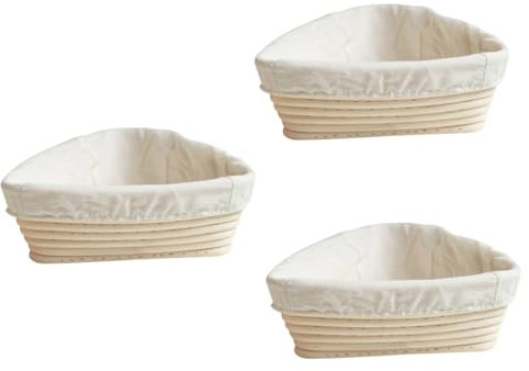PRETYZOOM DIY 6 Stk Brotbackkorb Brothefe Instanthefe Für Brot Brotkorb Sauerteig Schüssel Zum Aufgehen Von Teig Brotform Brotschalen Brot Backen Brot-servierkorb Korb Schüssel Ländlich