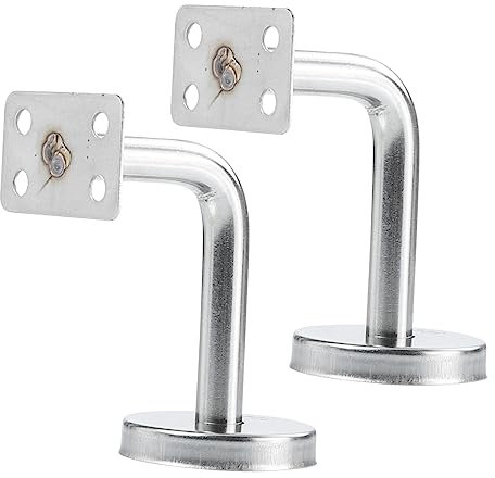 Gadpiparty 2pezzi Staffe Da Muro Inossidabile Per Corrimano Supporto Fissaggio Per Scala Corridoio e Bagno Facile Da Installare Sicuro e Resistente