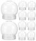 TOGEVAL 2 Sets Schneekugel-Kits Leere Kunststoff-schneekugeln Für Jungen Und Mädchen Weihnachtsdekorationen Mit Deko-zubehör Für Jungen Und Mädchen 10 Stück * 2