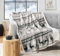Arinosa Plaid Kuscheldecke Hirsch Landhaus 125 x 150 cm Velours und Teddy