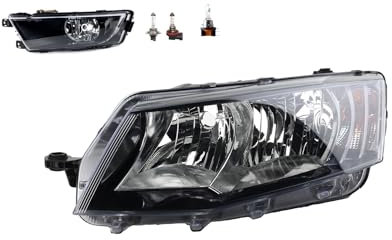 Johns, Scheinwerfer Halogen kompatibel zu Skoda Octavia 5E 12-17 H15 H7 L + Nebel+Leuc.