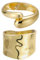 Emibele Gold Breit Manschette Armband Stack, 18K vergoldet Offener Armreif Armband, Teardrop Scharnier Handgelenk Chunky Armband Set für Frauen, Nicht Anlaufen Schmuck Geschenk, 2 Pack