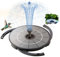 AISITIN Mejorada Fuente Solar Jardin Exterior, Bomba de Agua 2,8W con Batería y Varios Efectos de Rociado, Fuentes Solares de Jardin para Estanque, Agua de Bricolaje
