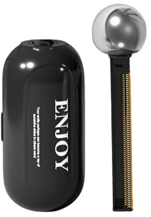 Enjoy Small Sticky Roller | 2-in-1 Portable Hair Sticky Gel Lint Roller Ball for Clothes, Pet Hair Removal Brush, Washable Reusable Lint Roller for Home Travel Dorm