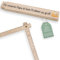 ABENTEUERNAH - Zollstock personalisiert Holz mit präziser Gravur, Vatertagsgeschenk für Papa Geschenk, Opa Geschenk (für UNSEREN Papa kein Problem)