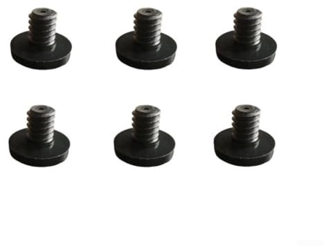 Lot de 6 boulons pour abri de jardin en plastique ABS, installation facile avec tournevis hexagonal 3/8, lot de 1/3/6