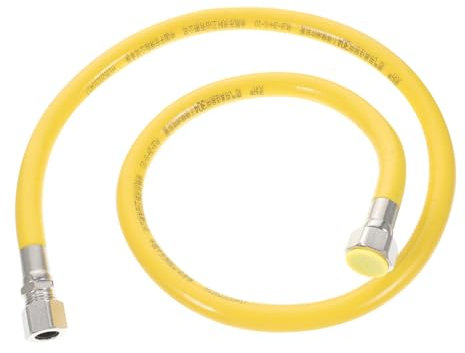 VILLCASE 304 Stainless Steel Gas Connection Pipe Fire Retardant Corrosion Resistant for Stove Range