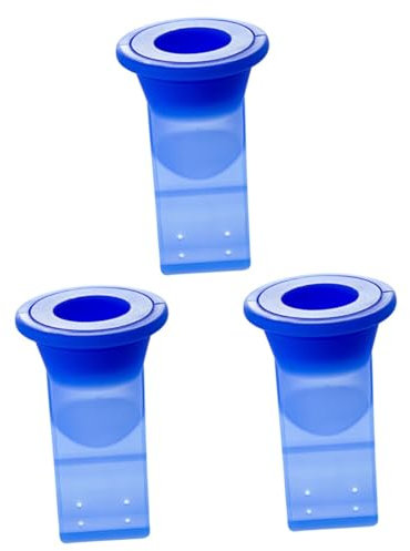 Tofficu 3 Set Copripiletta Antiodore Antiriflusso Nucleo Inserto Di Drenaggio Valvola Di Scarico Unidirezionale Tappo Di Scarico Ristagno Gel Di Silice Blue 2 Pezzi*3