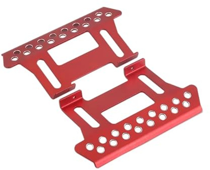 Kompatibel Mit Axial SCX10ii 90046 90047 Für Wrangler D90 TF2 1/10 RC Crawler Autoteile 2 Stück Für SCX10 Für Rock Slider Side Step RC-Autoteile(Red)