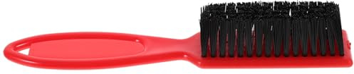 LALADEFIEE Haarstaubpinsel und Barbier Bartbürste Reinigungswerkzeug mit Nylonborsten ABS Handgriff für Salon und Zuhause
