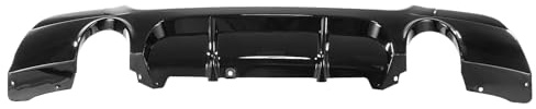 GEARFLOW Heckdiffusor Schwarz Glanz Performance kompatibel mit BMW 3er E92 / E93 320 325 330 Coupe Cabriolet 2005-2013 – ABS-Kunststoff, 2-Rohr, Direkt Ersatz