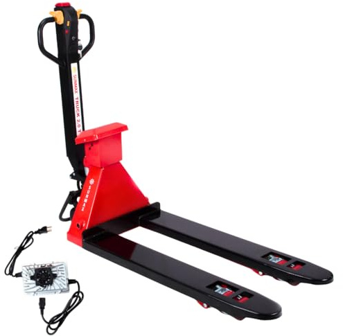 SUNMAX Electric Pallet Jack with Scale, 4400-lb Capacity