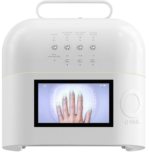 Professional UV LED Nail Lamp for Gel Polish - ONAIL Rechargeable Cordless Nail Lamp with AI Nail Recognition, 20,000mAh Fast-Charging Battery, Gel Nail Dryer for Nail Technicians & Salons