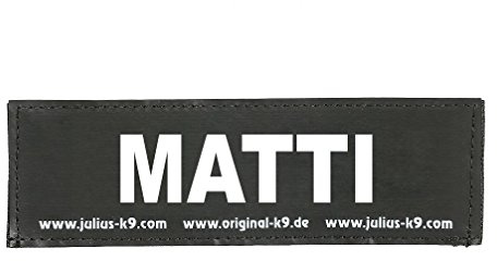 Interchangeable Patches, 1 pair, MATTI, Size: Small, Black