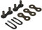 Fischer Kettenverschlussglieder 1/2 X 1/8 2X Eslabones de Cierre de Cadena, Unisex Adulto, Negro, 12,7 x 3,2 mm