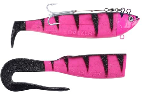 Balzer Adrenalin Arctic Shad Seelachs 200g - 2 Gummifische + 1 Jighaken