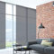 MADECOSTORE Kit Complet Panneaux Japonais 60cm - Gris Clair - L115 x H250cm