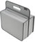 Meyliving Hobbyhelfer Grau 19x36,5x24cm Basteln Schrauben Werkzeug Garage abwischbar 30 kg Tragkraft