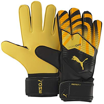 PUMA Unisex – Erwachsene One Protect 3 RC Torwarthandschuhe, Ultra Yellow Black White, 9