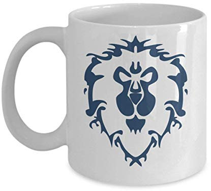 Coffee Mug for Best Gifts World of Warcraft Alliance Mug - Horde Alliance Coffee Mug (White) -World of Warcraft Mug - Horde World of Warcraft Alliance Coffee Mug Cup - Wor