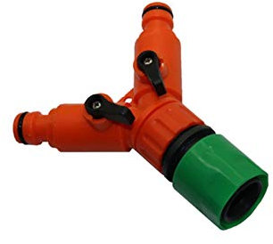 Garten-Klempnerschlauch-Adapter 1 Sätze 1 STÜCKE G 3/4 '' Bypass-Anschlüsse mit Schnellanschluss Gartenbewässerung Tropfversorgung (Diameter : 3/4'')