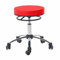 Teqler HY1024blue Rollhocker mit Ringauslöser, Rot, 57 cm Durchmesser