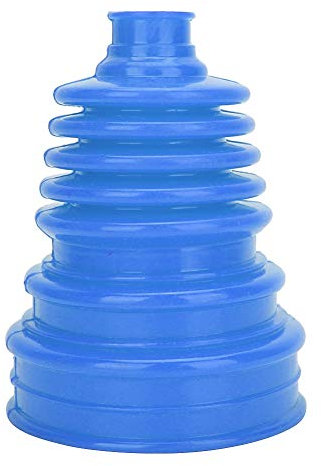 CV-Achsmanschette, Universelle Silikon-CV-Manschettenabdeckung, CV-Manschetten-Staubschutz-Konstantgeschwindigkeits-Rundklemmensatz (Blau)