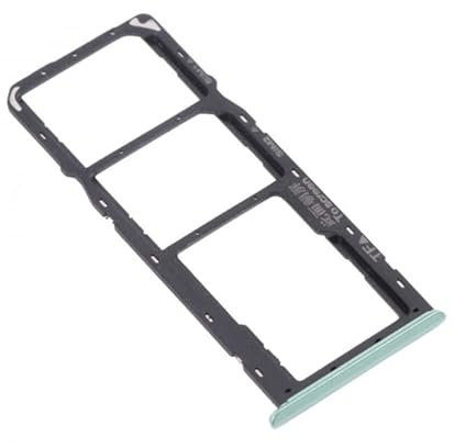 Genérico Bandeja SIM Compatible para REALME C11 Menta Verde Tarjeta SD Repuesto Lateral