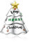 LANBEIDE Christmas Tree Charms, 925 Sterling Silver Christmas Tree Charms Beads for Pandora Bracelet Xmas Birthday Present for Women