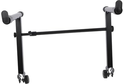 ibasenice Electronic Keyboard Stand Rack for Studio Use Height Sturdy Construction for Synth and Key Piano Keyboards