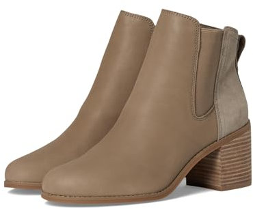 TOMS Women's Evelyn Chelsea Boot, Dune Leather/Suede, 8 UK