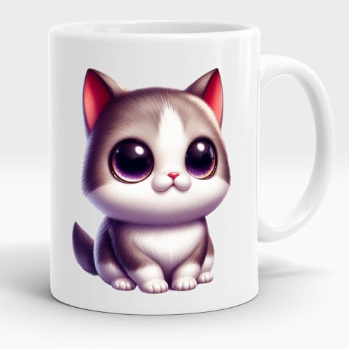Kinder lustige Tasse Kitten