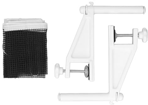 ETAINGYEUN Faltbares Tischtennisnetz, Tischtennisnetz-Set, zusammenklappbar, verstellbar, einfach einzurichten, tragbares Tischtennisnetz mit Pfosten für drinnen und draußen