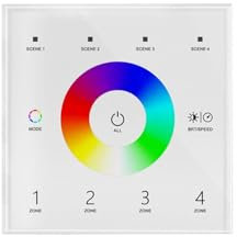 LEDKIA LIGHTING Dimmer Master DMX Touch RGB 4 Zonen RGB